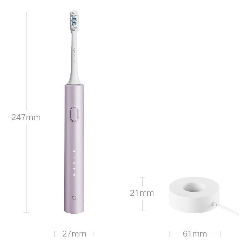 Зубная щетка Xiaomi Electric Toothbrush T302 серый— фото №12